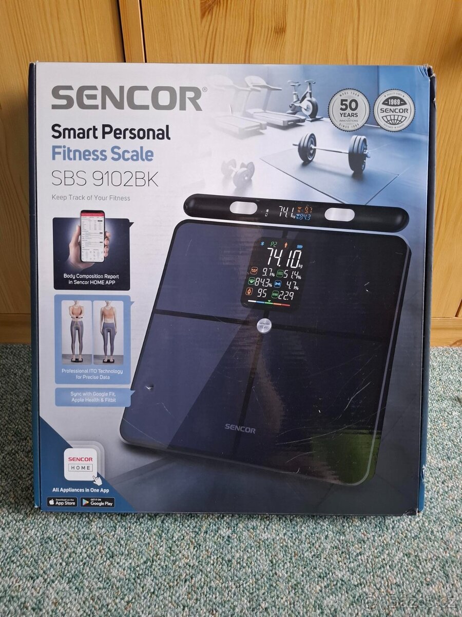Chytrá osobní váha SENCOR SBS 9102BK