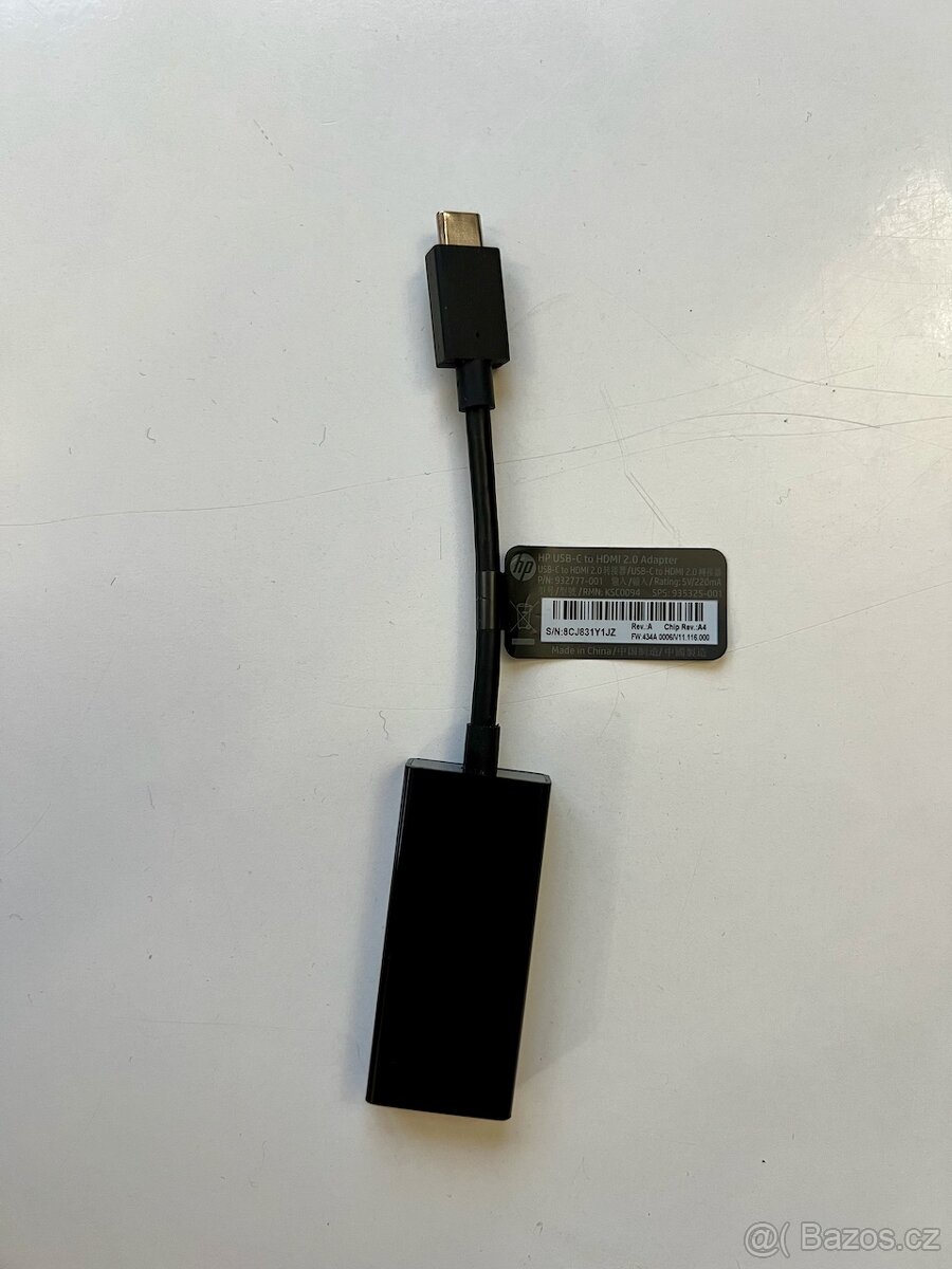 HP USB-C to HDMI 2.0 Adapter 4K60Hz