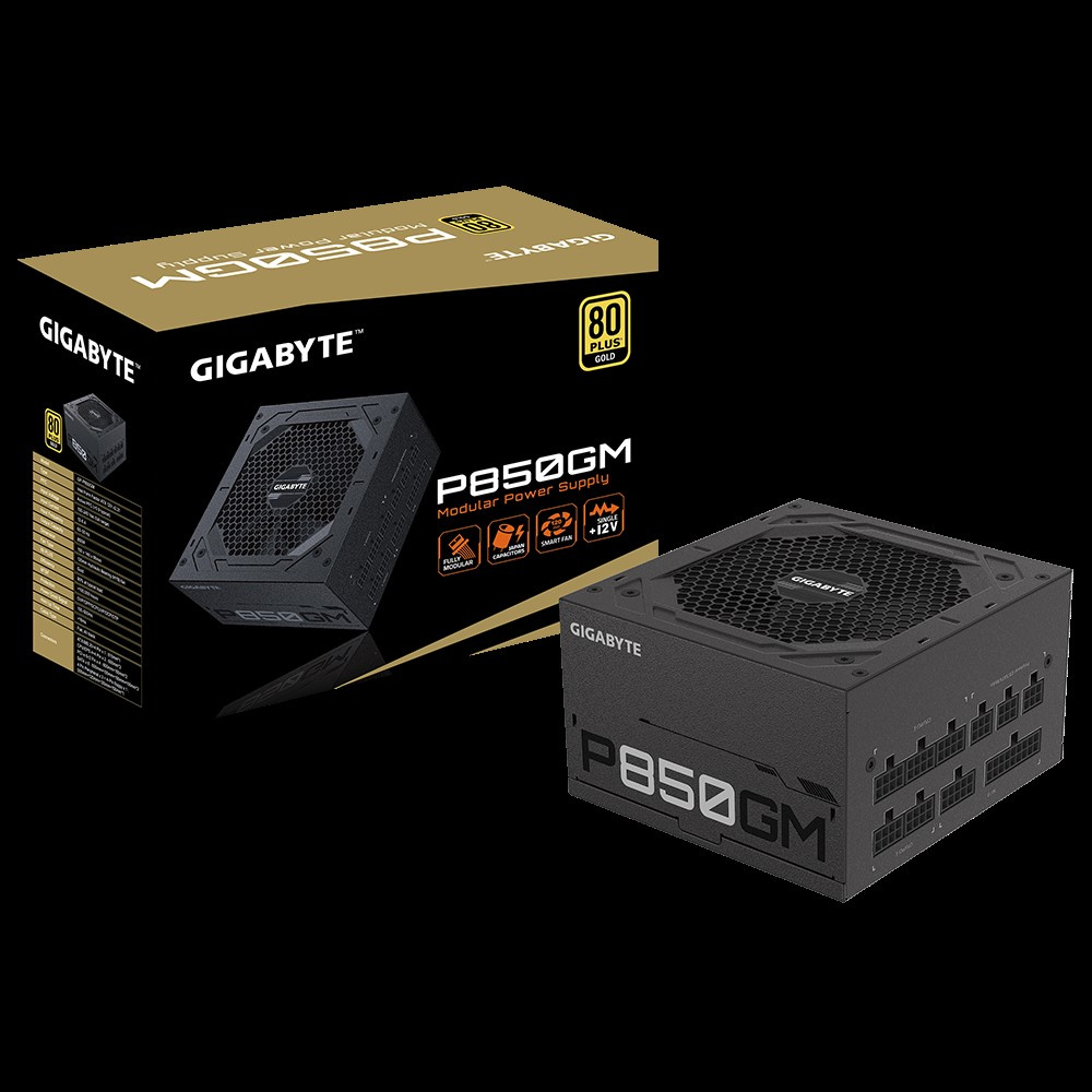 PC zdroj - GIGABYTE 850W (P850GM) - Záruka do 07/2026 u CZC