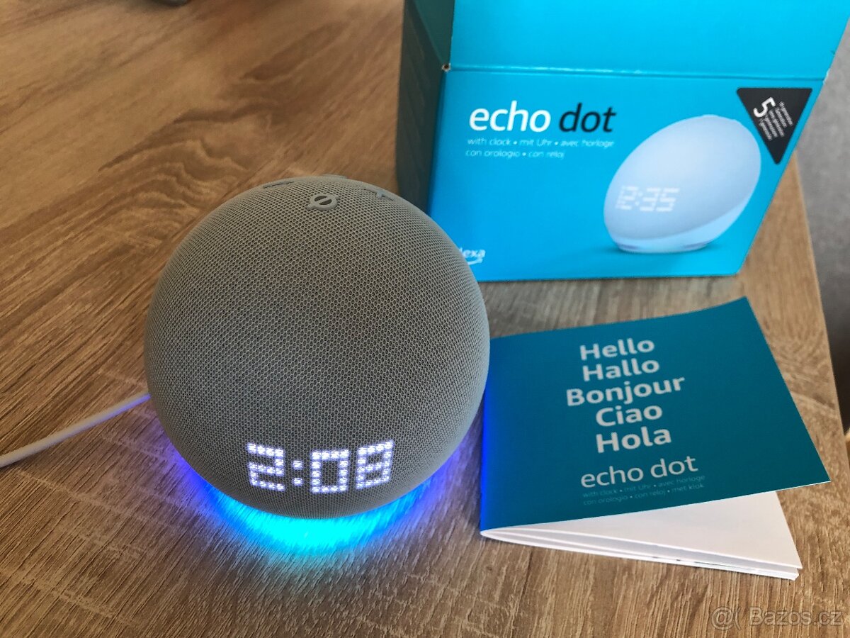 Reproduktor Alexa Amazon echo dot (5th gen) with clock