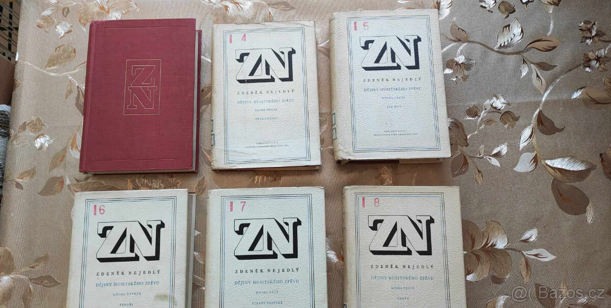 Knihy - Dějiny husitského zpěvu - 6 dílů
