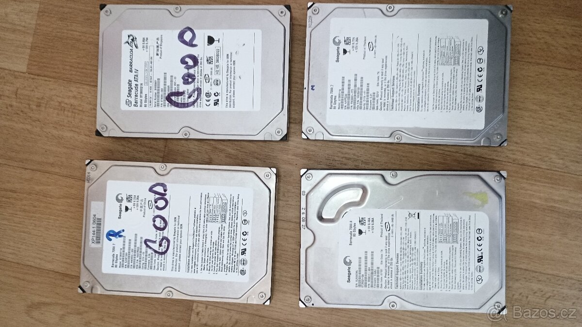 HDD IDE /PATA 3,5" - 40 GB, 80 GB, 320 GB