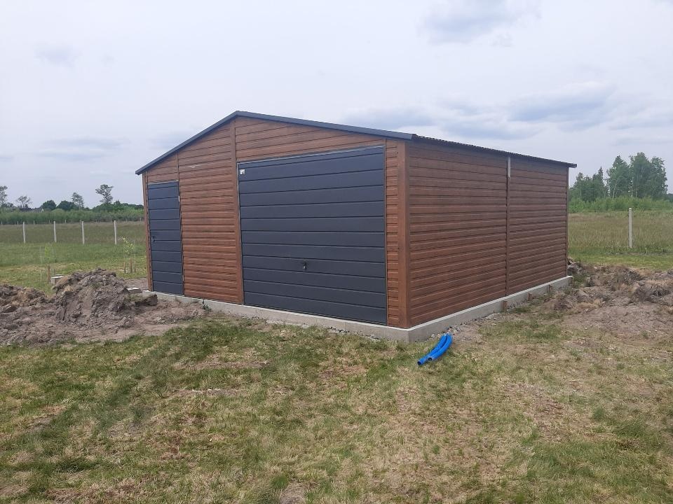 Plechová garáž 6x6m