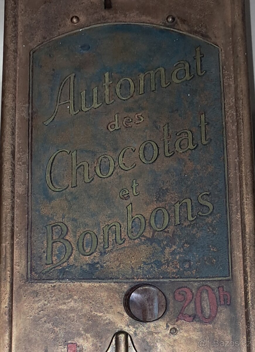 Automat na čokoládu, historický