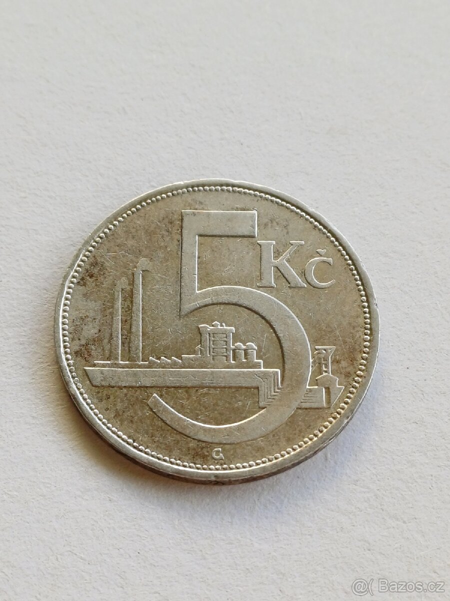 5 koruna 1928