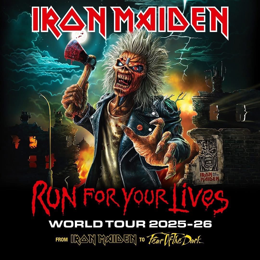 IRON MAIDEN 2 LÍSTKY STÁNÍ