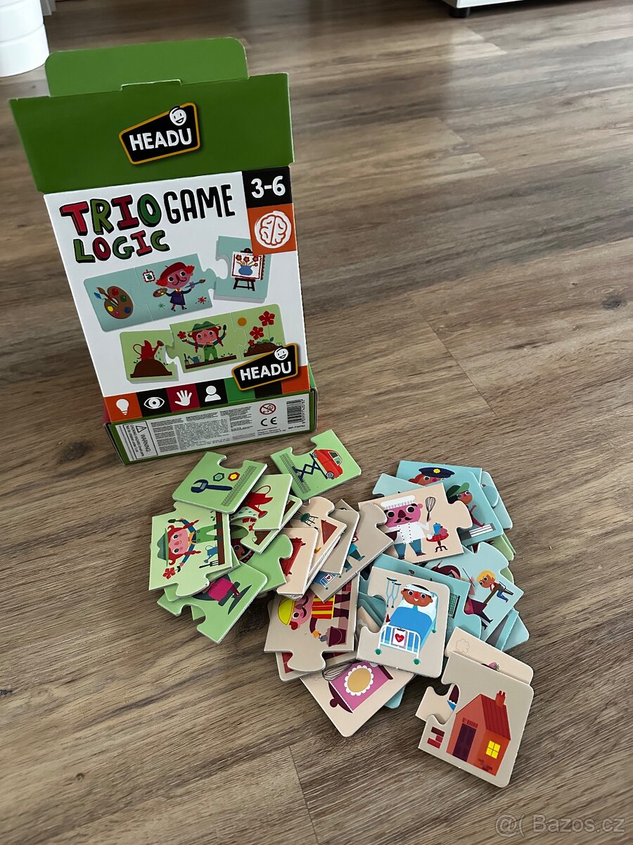 Puzzle Souvislosti Trio game Logic
