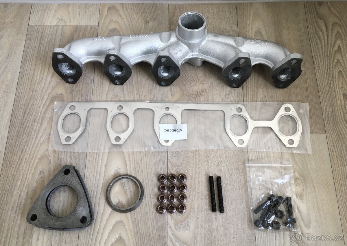 Nové výfukové litinové svody na VW T5 Multivan, Touareg