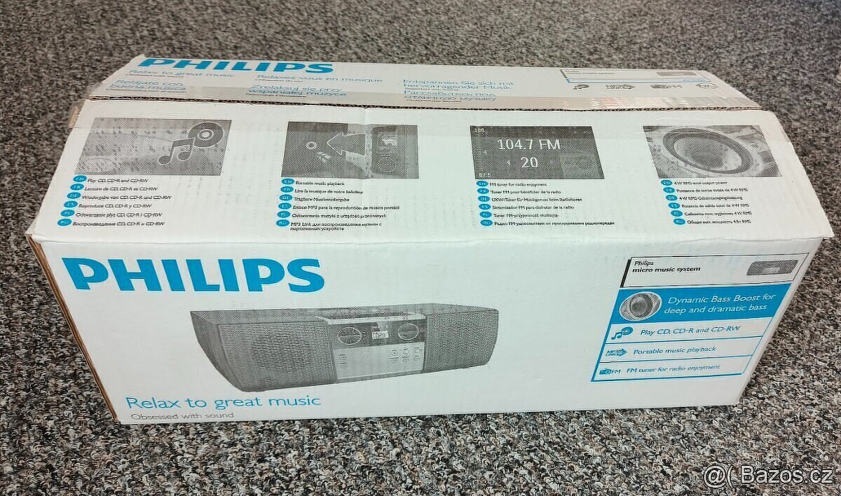 Philips - Hudební mikrosystém MC1000/12 (nový)