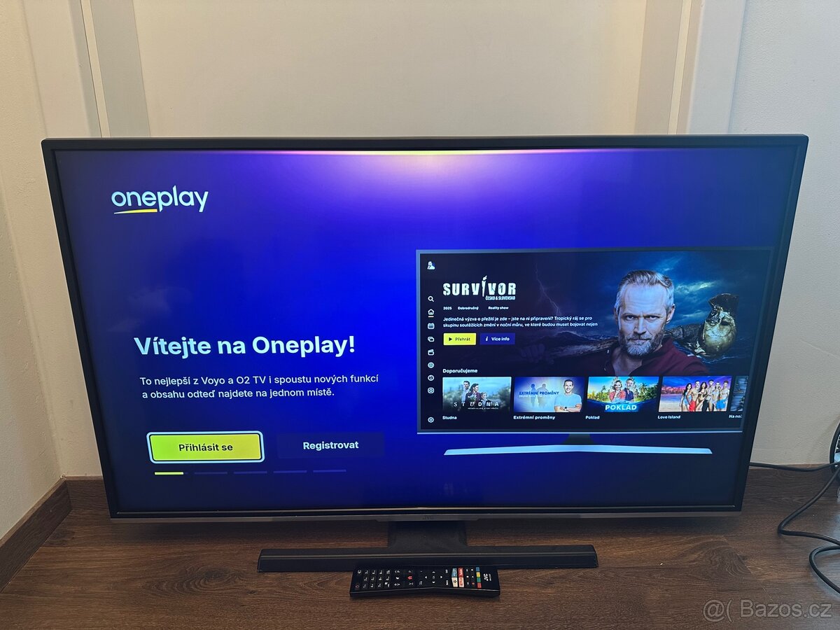 4K smart televize JVC - 108cm - wifi