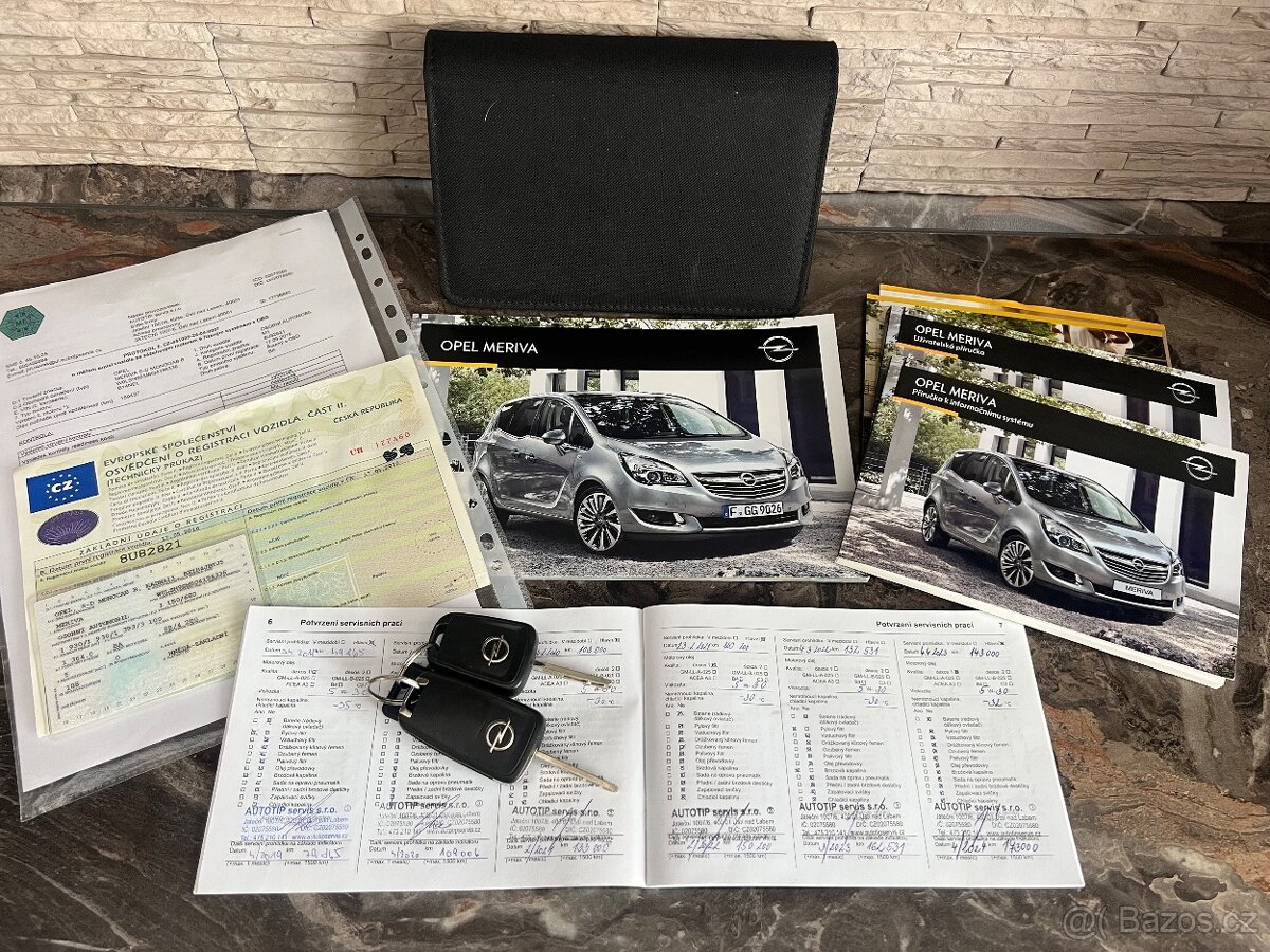OPEL MERIVA B 1.4i 88KW 1.MAJITEL/ČR/2016/LED+PDC+KAMERA/TOP