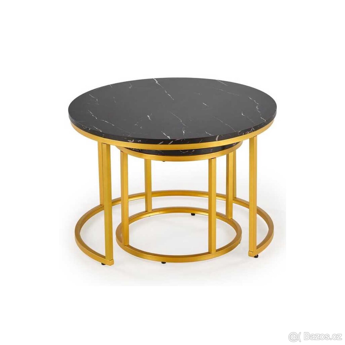 Design konferenční stolky kulaté 60 cm a 40 cm