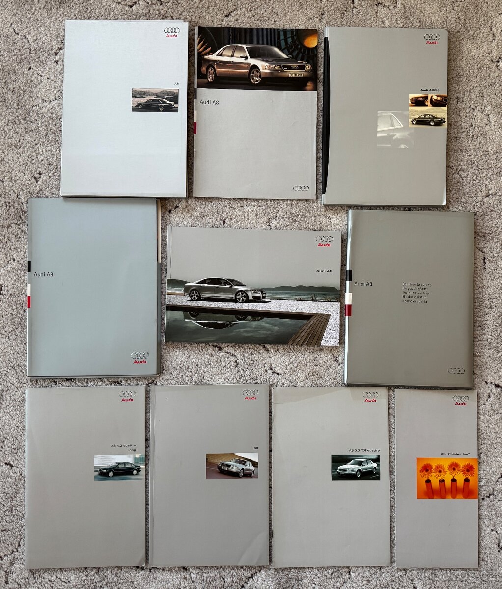 Audi A8 D2, D3 prospekty
