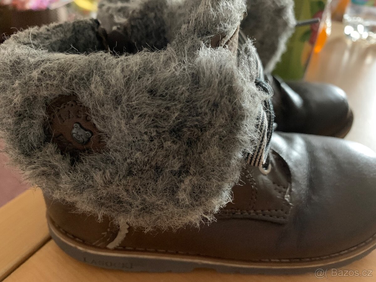 Zimní Kožený boty ,značky Lasicki Kids