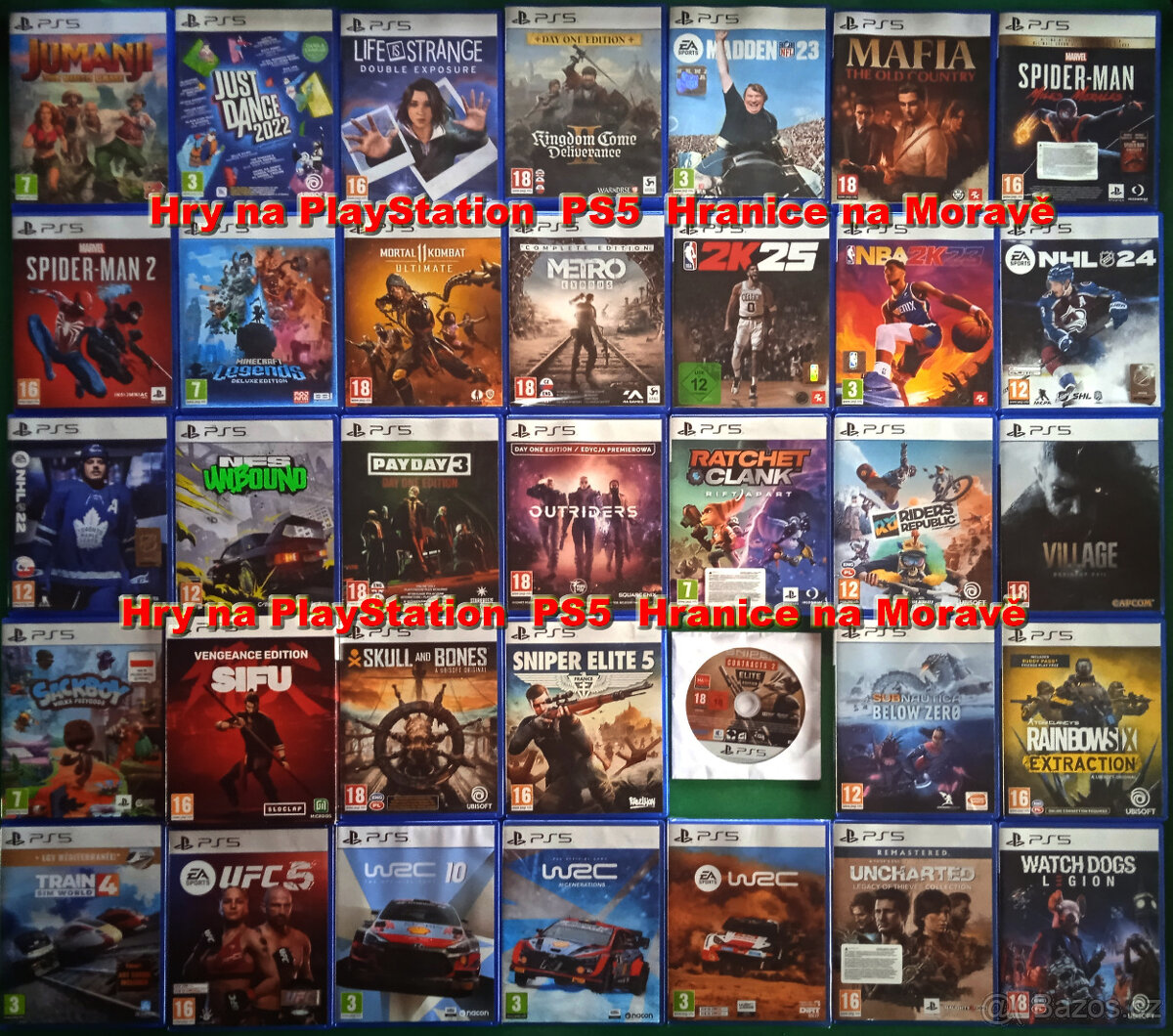 Hry na PlayStation 5 ( PS5 ) Hranice na Moravě