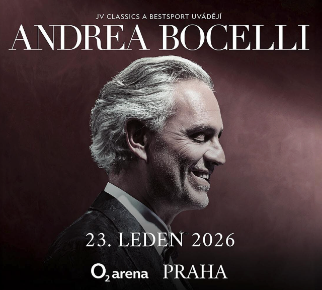 Andrea Bocelli - Praha - 23.1.2026