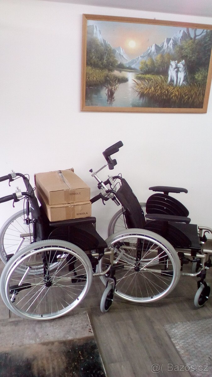 INVALIDNÍ VOZÍK-POLOHOVACÍ 40 nebo 45 cm ZASÍLÁM PO ČR