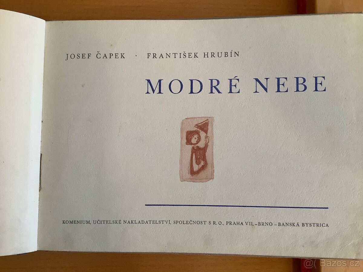 Modré nebe - Josef Čapek, Fr. Hrubín 1948