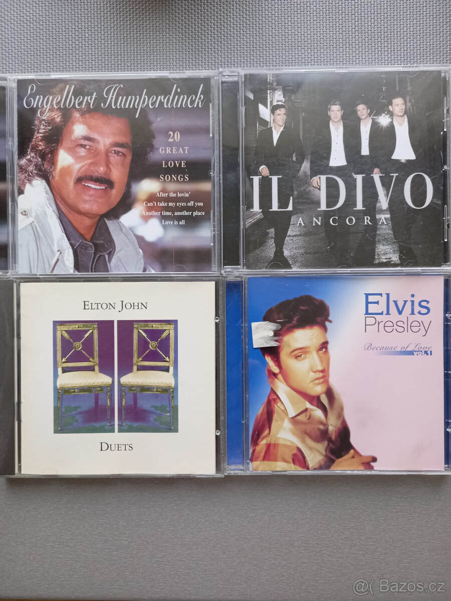 Elvis Presley, Elton John, Engelbert Humperdinck, Il Divo