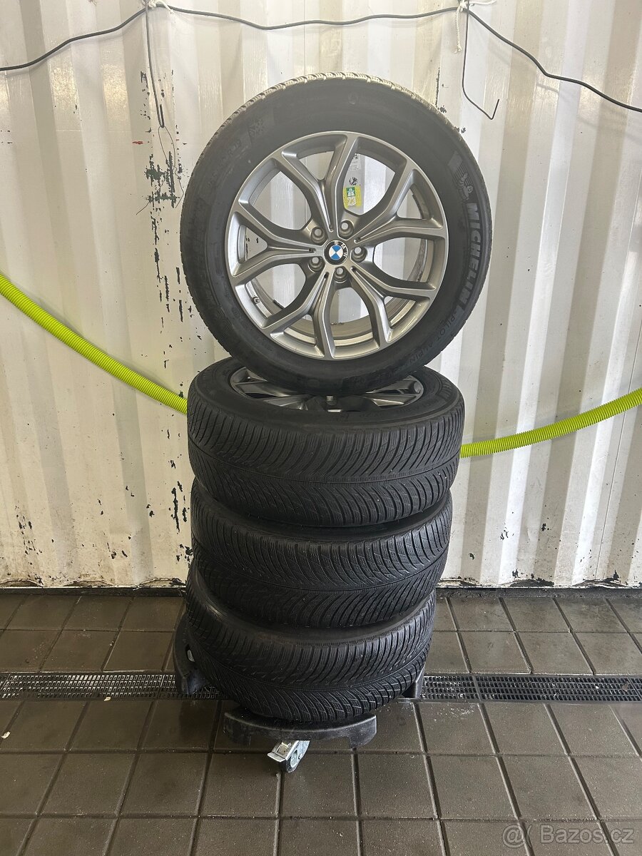 ORIGINÁLNÍ ALU KOLA BMW X6 9Jx19 ET38 + ZIMNÍ PNEU