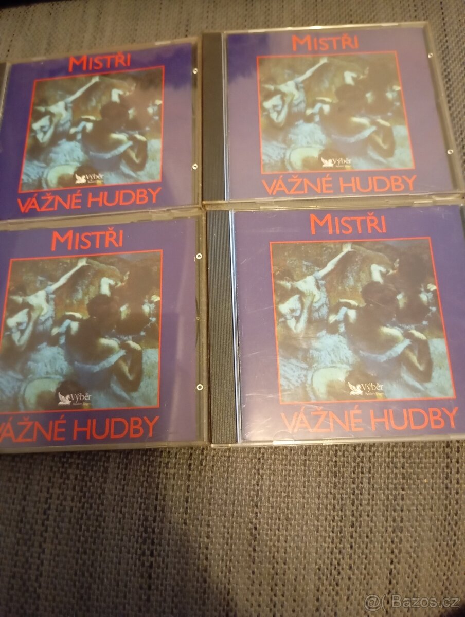 Čtyři CD Mistři vážné hudby