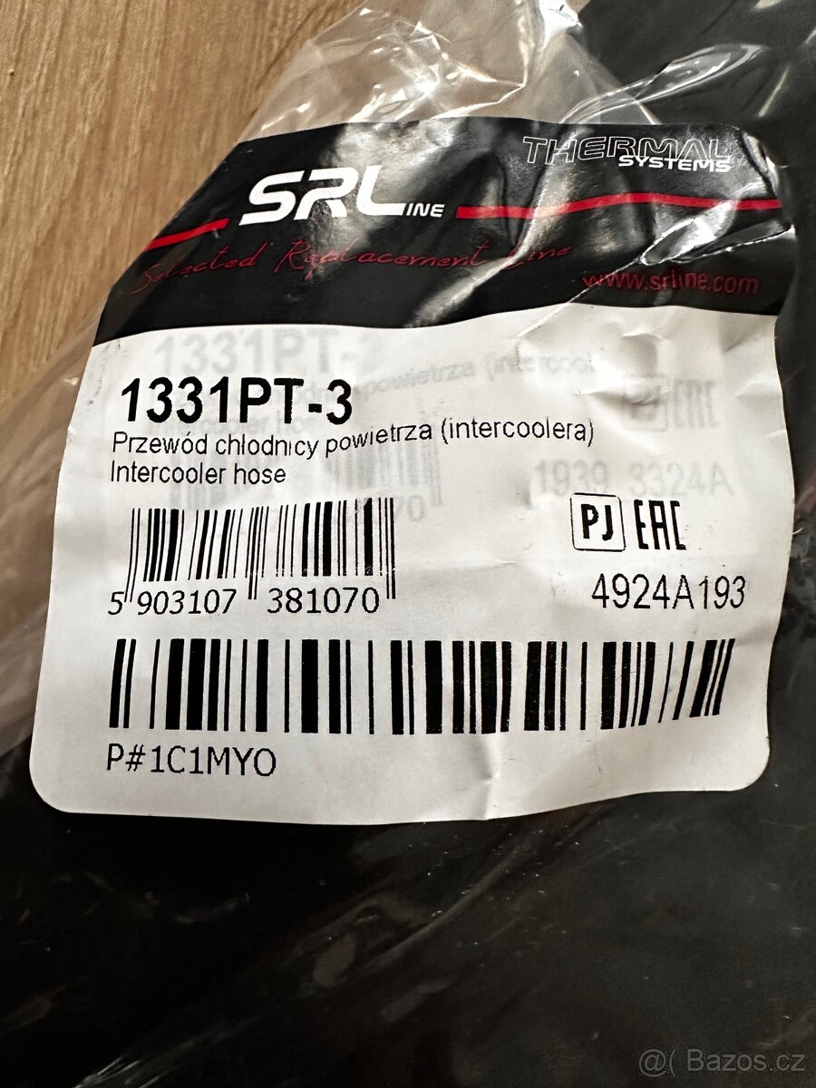 🛠️ NOVÁ intercooler-turbo hadice 1331PT-3