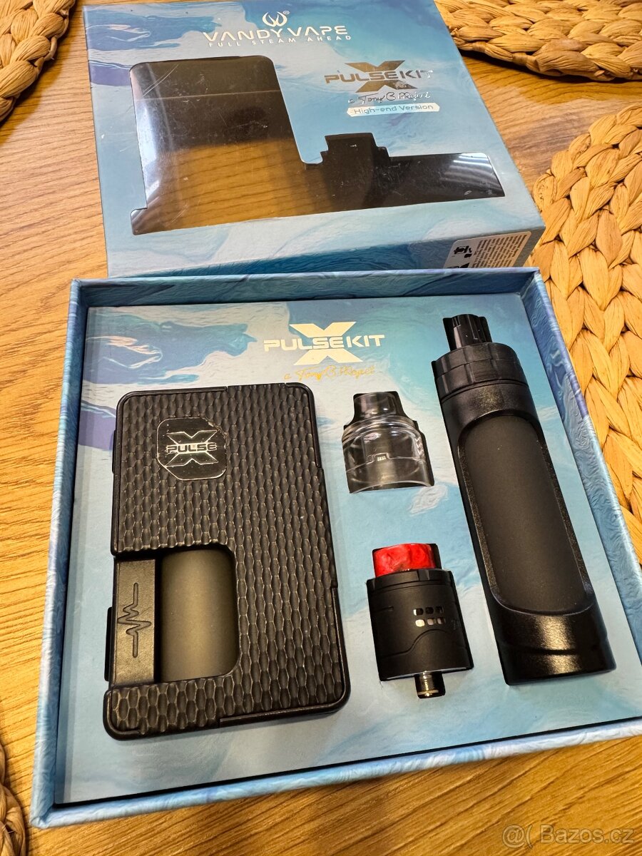 Elektronický kit + mod + RTA + příslušenství