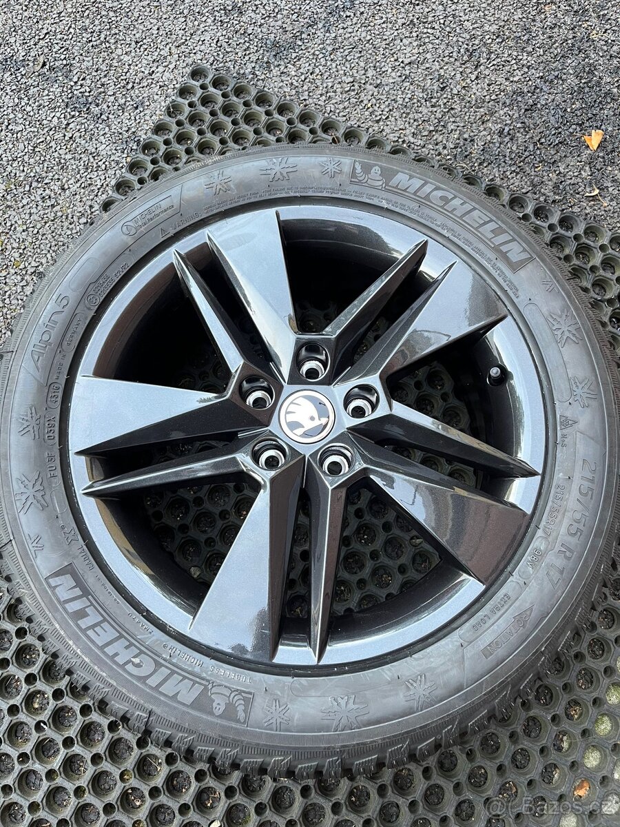 Sada 4 ks kol Markab Superb 3 Skoda