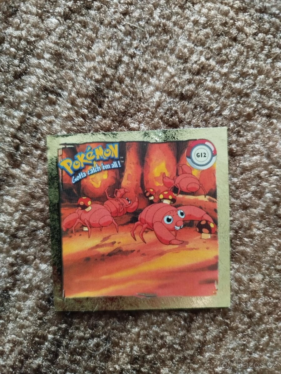 Samolepka Pokémon Paras G12 Artbox 1999