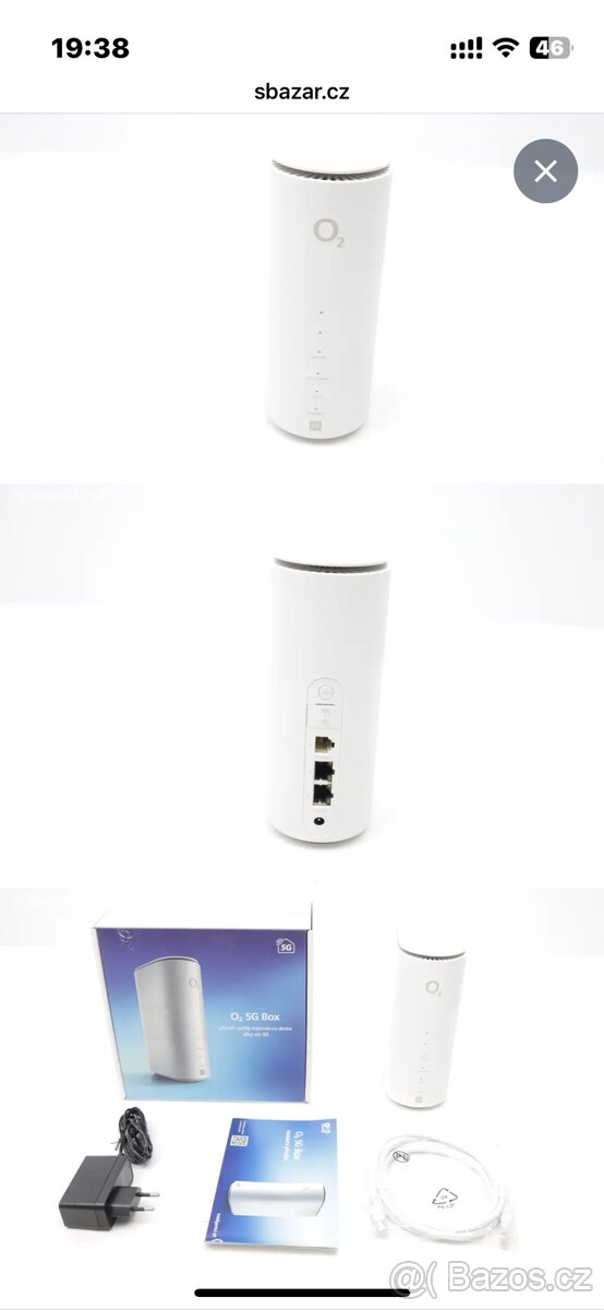 Modem O2 5G BOX (ZTE MC801A1)
