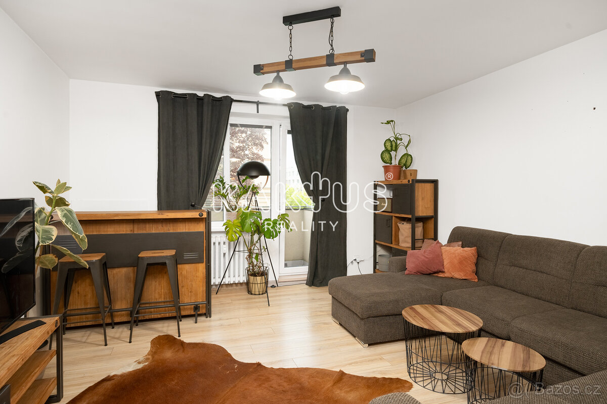 Pronájem zrekonstruovaného bytu 3+kk ( 58m2) s balkónem, uli