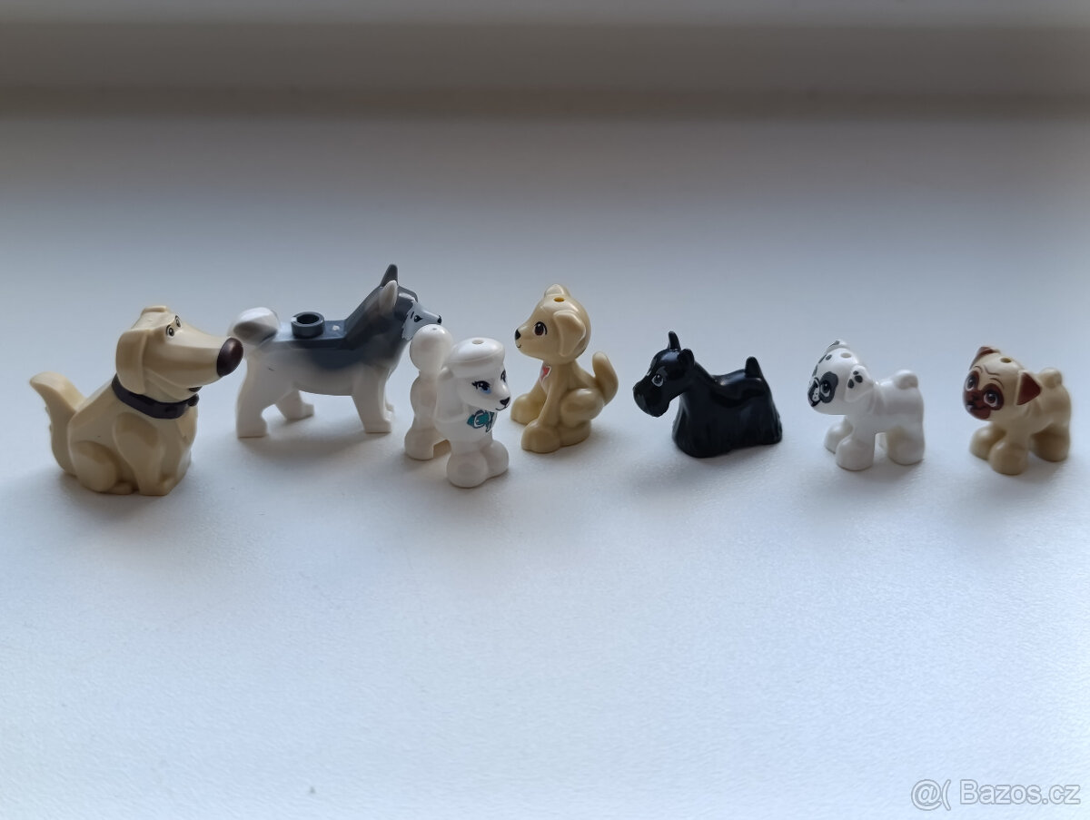 Lego Friends figurky zvířata - pejsci, psi, noví