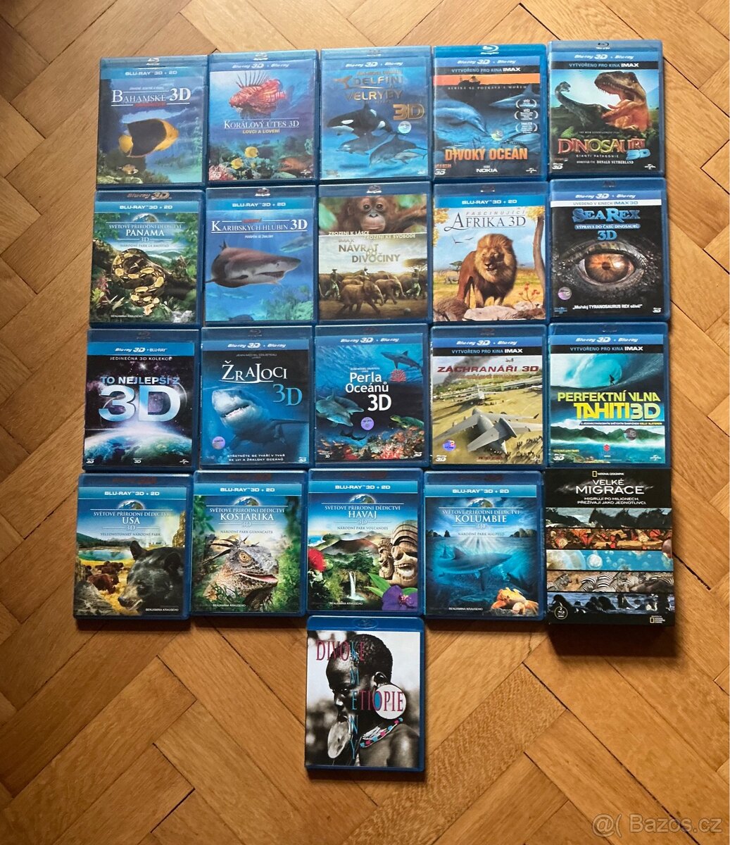 Blu ray nové 2+3D