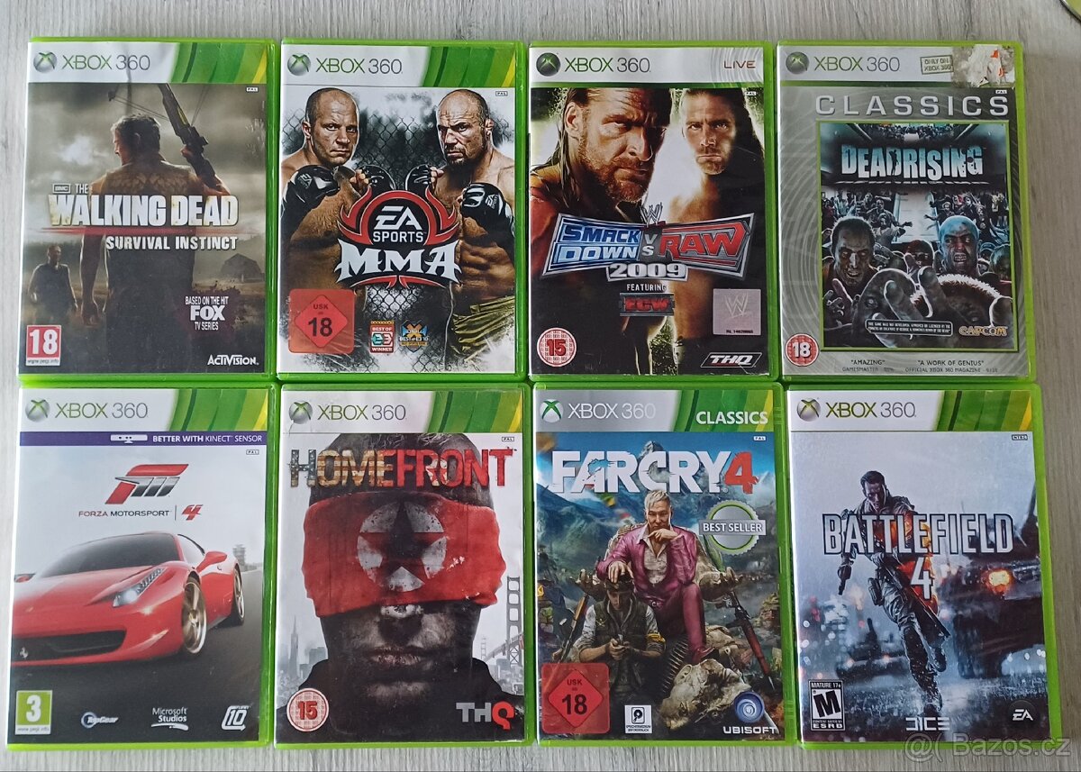 Hry na xbox 360