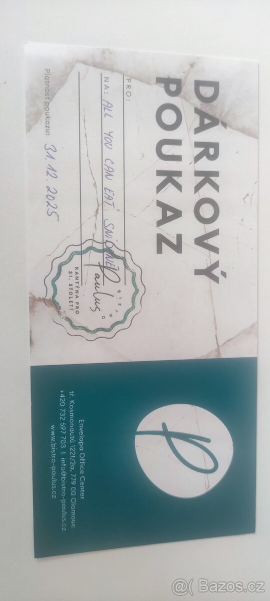 Dárkový poukaz