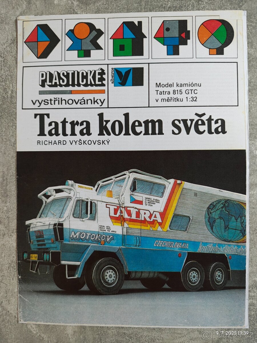 Plastické vystřihovánky Tatra kolem světa