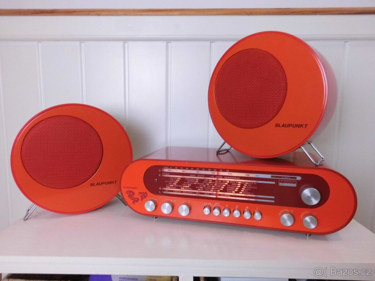 Blaupunkt pop 70, design Hans Vagt Peter Bannert, Pop Art, S