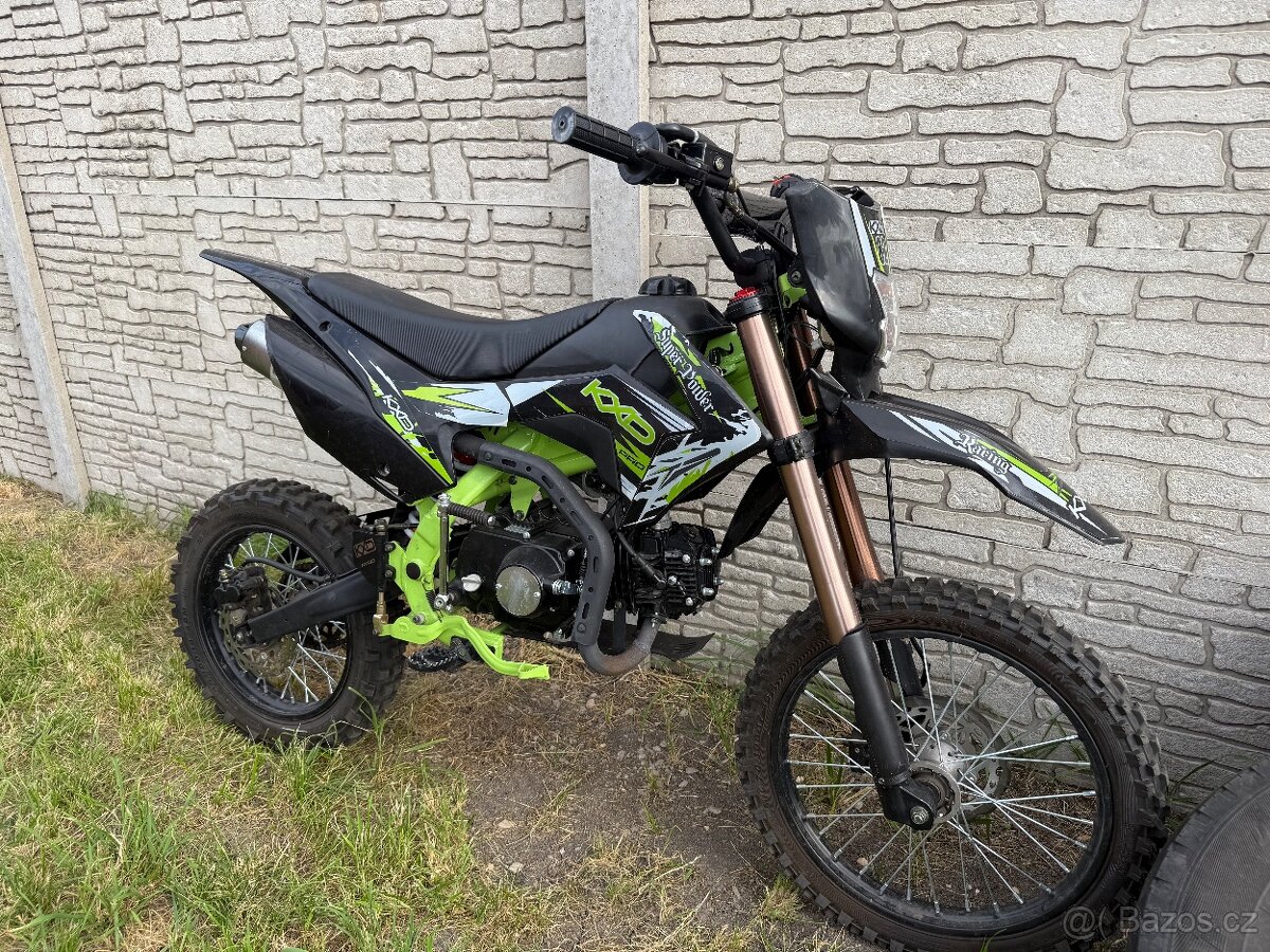 Prodám Pitbike KXD 125 ,Manual,Kola 14/17