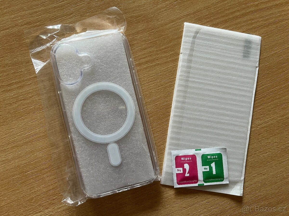 Kryt iPhone 17 MagSafe + Tvrzené sklo safety glass