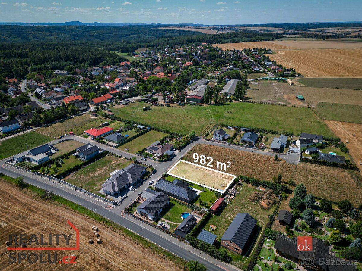 Prodej, pozemky/bydlení, 982 m2, V Ladě, Horní