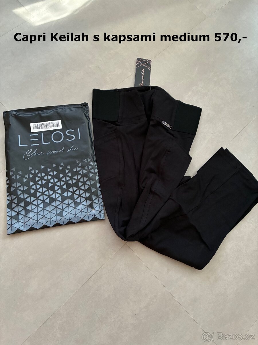 Capri 3/4 kalhoty lelosi - Keilah medium (M-L) nové s visač.