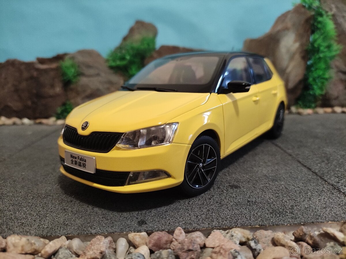 prodám nový model 1:18 škoda fabia 3