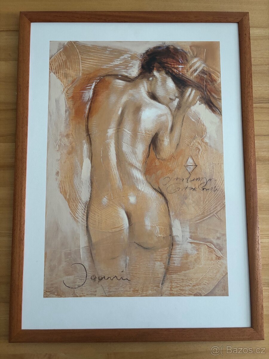 2 Obrazy, akty, 74x54, 64x54