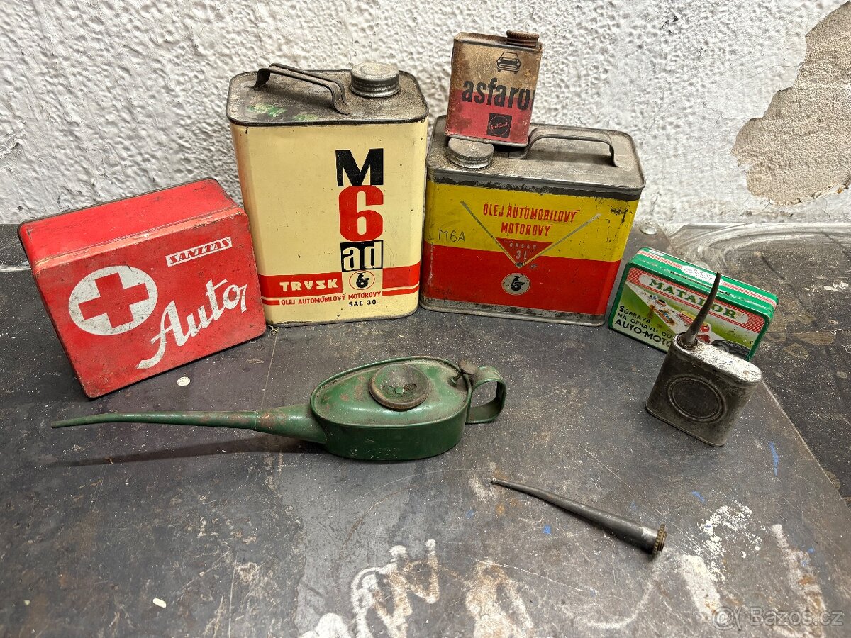 Plechovky a olejničky