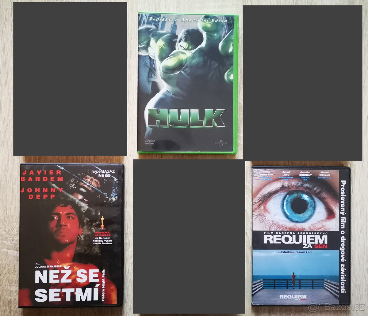 DVD Filmy - Marvel Hulk, Než se Setmí, Requiem za Sen