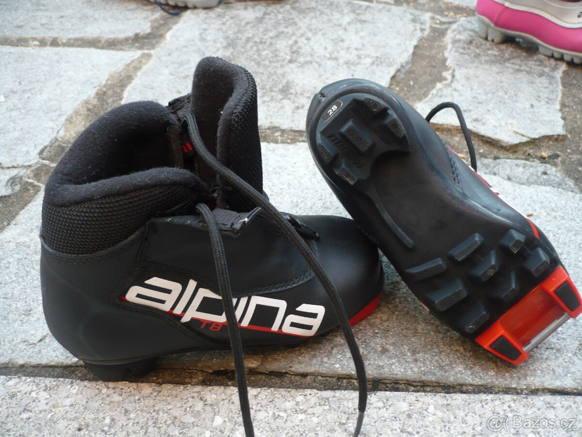 Dětské boty na běžky Alpina velikost 28