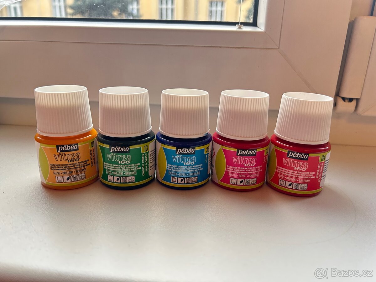 Pebeo Vitrea 160 barvy na sklo