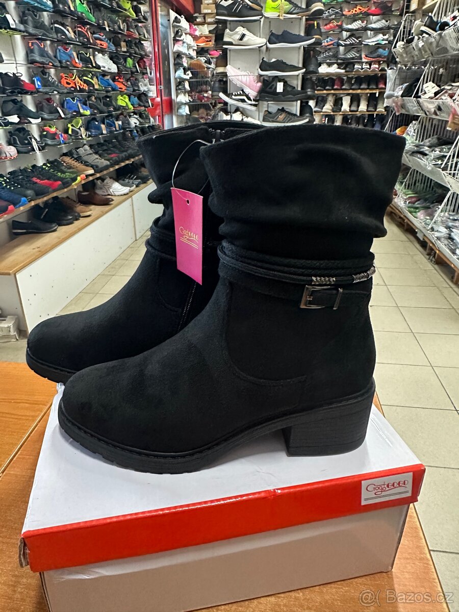 Damske zimni kotníčkové boty