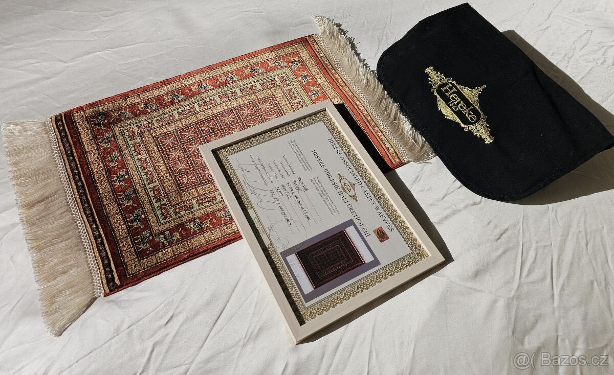 Hedvábný kobereček Hereke
