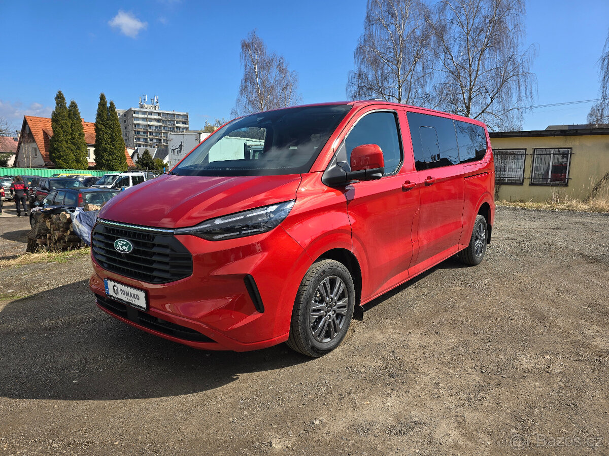 FORD CUSTOM, 8 MÍST, LED MATRIX, EL. DOVĚRY, SKLADEM
